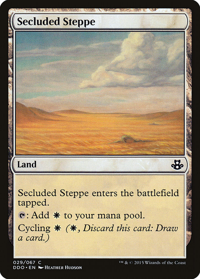 Secluded Steppe [Duel Decks: Elspeth vs. Kiora] | Play N Trade Winnipeg