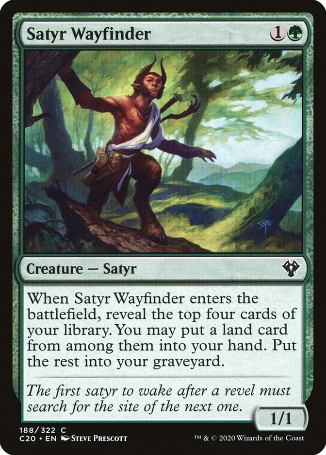 Satyr Wayfinder [Commander 2020] | Play N Trade Winnipeg