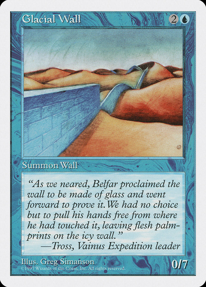 Glacial Wall [Fifth Edition] | Play N Trade Winnipeg