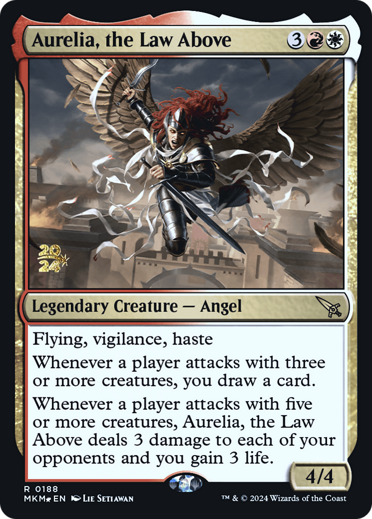 Aurelia, the Law Above [Murders at Karlov Manor Prerelease Promos] | Play N Trade Winnipeg