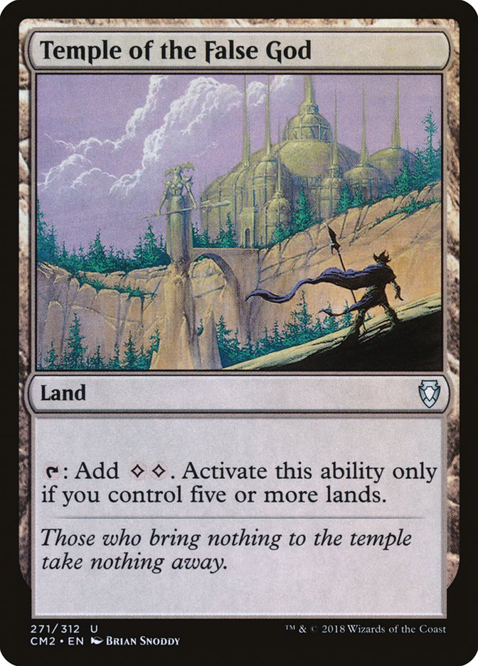 Temple of the False God (271/312) [Commander Anthology Volume II] | Play N Trade Winnipeg