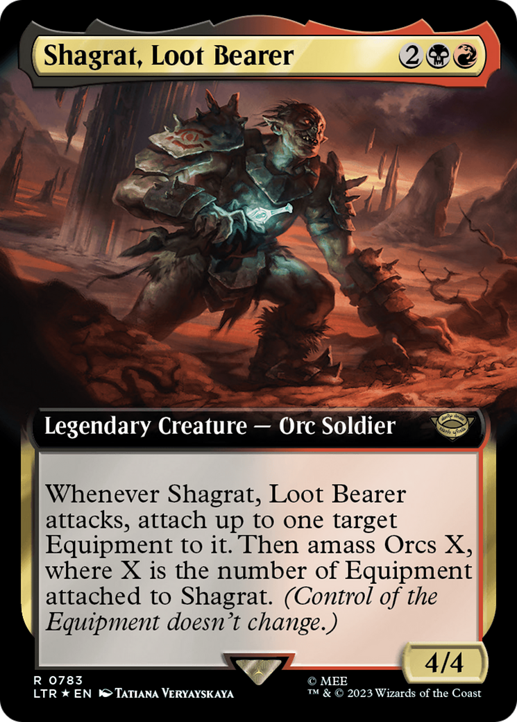 Shagrat, Loot Bearer (Extended Art) (Surge Foil) [The Lord of the Rings: Tales of Middle-Earth] | Play N Trade Winnipeg