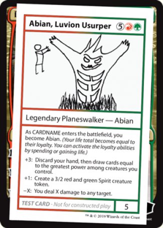 Abian, Luvion Usurper (2021 Edition) [Mystery Booster Playtest Cards] | Play N Trade Winnipeg