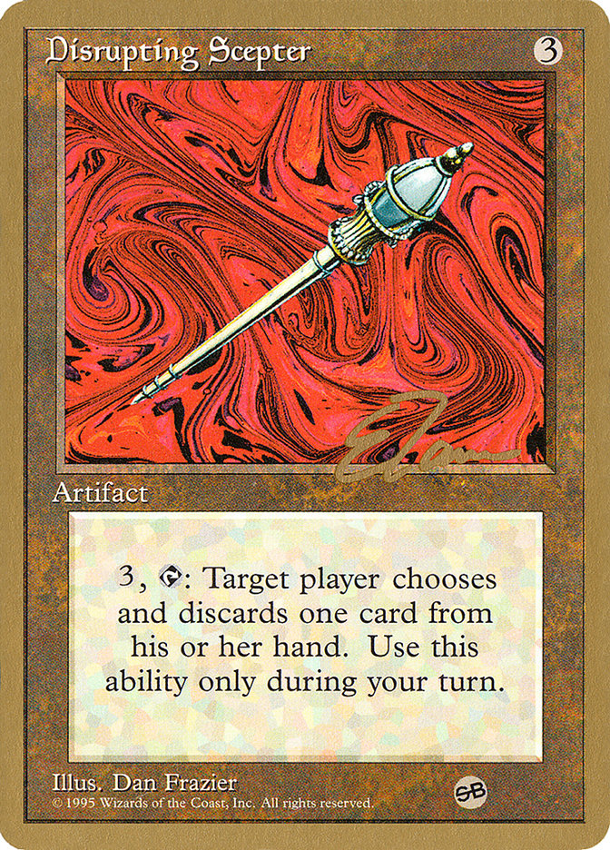 Disrupting Scepter (Eric Tam) (SB) [Pro Tour Collector Set] | Play N Trade Winnipeg