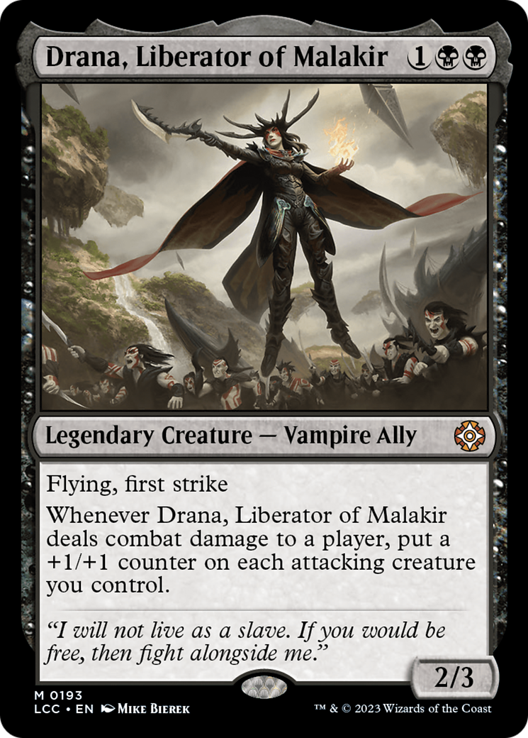 Drana, Liberator of Malakir [The Lost Caverns of Ixalan Commander] | Play N Trade Winnipeg