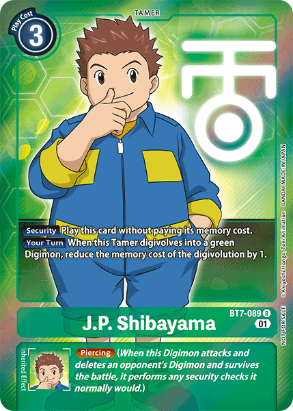 J.P. Shibayama [BT7-089] (Alternative Art - Box Topper) [Next Adventure] | Play N Trade Winnipeg