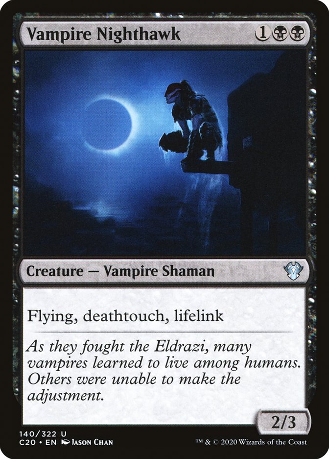 Vampire Nighthawk [Commander 2020] | Play N Trade Winnipeg