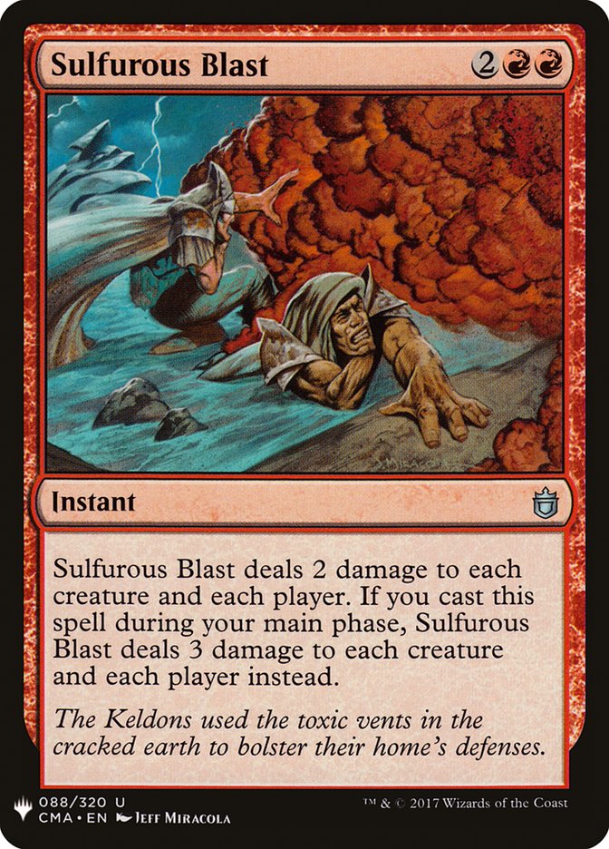 Sulfurous Blast [Mystery Booster] | Play N Trade Winnipeg