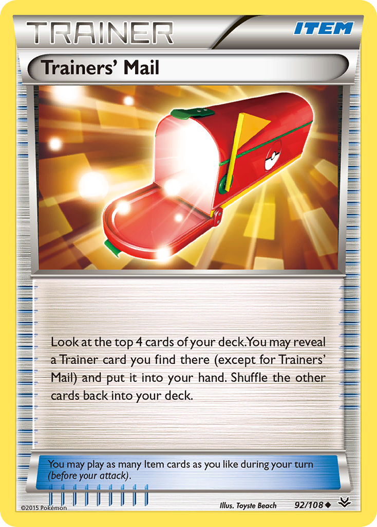 Trainers' Mail (92/108) [XY: Roaring Skies] | Play N Trade Winnipeg