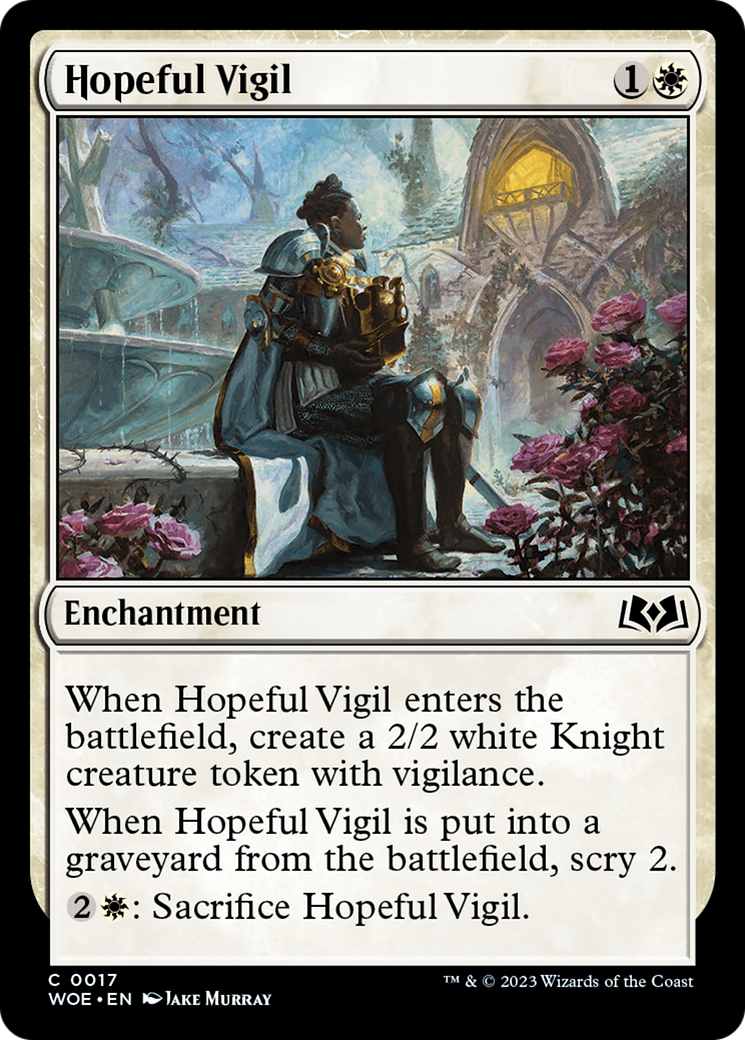 Hopeful Vigil [Wilds of Eldraine] | Play N Trade Winnipeg