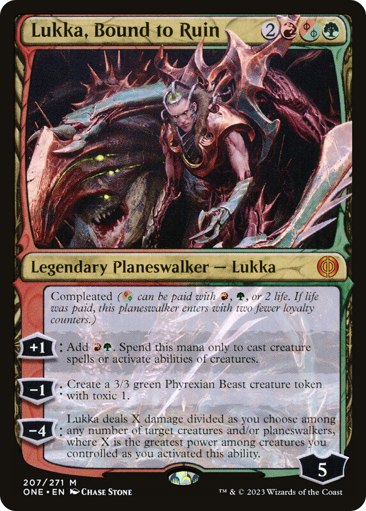 Lukka, Bound to Ruin [Phyrexia: All Will Be One] | Play N Trade Winnipeg