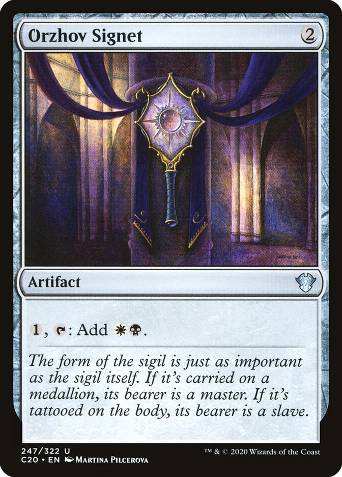 Orzhov Signet [Commander 2020] | Play N Trade Winnipeg
