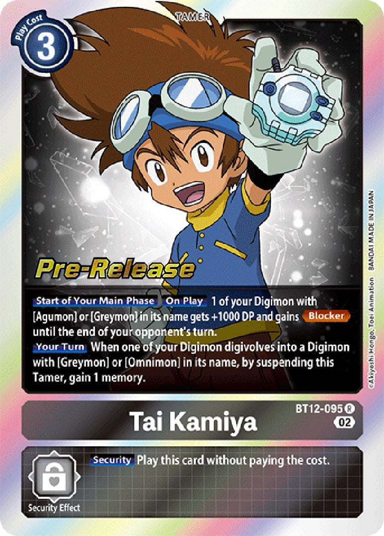 Tai Kamiya [BT12-095] [Across Time Pre-Release Cards] | Play N Trade Winnipeg