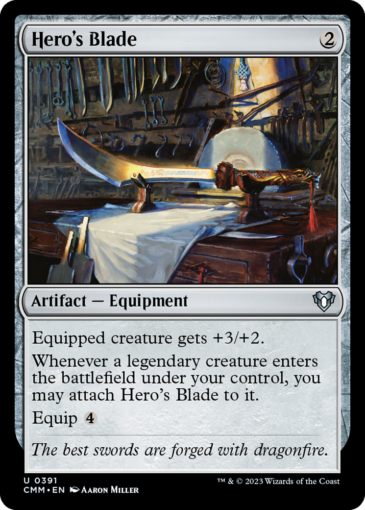 Hero's Blade [Commander Masters] | Play N Trade Winnipeg