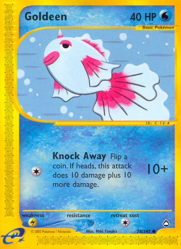 Goldeen (78/147) [Aquapolis] | Play N Trade Winnipeg