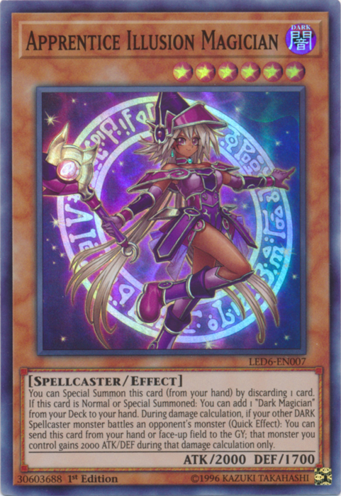 Apprentice Illusion Magician [LED6-EN007] Super Rare | Play N Trade Winnipeg