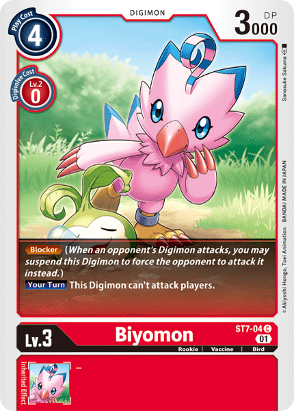 Biyomon [ST7-04] [Starter Deck: Gallantmon] | Play N Trade Winnipeg