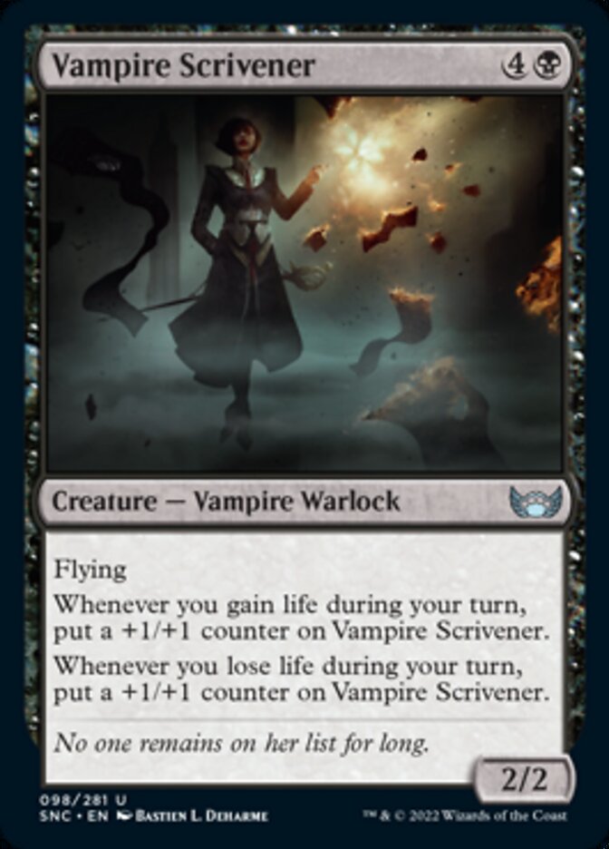 Vampire Scrivener [Streets of New Capenna] | Play N Trade Winnipeg