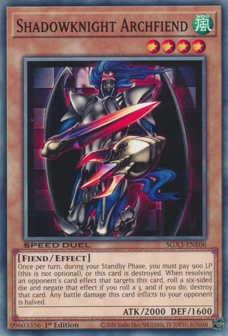 Shadowknight Archfiend [SGX3-ENE06] Common | Play N Trade Winnipeg