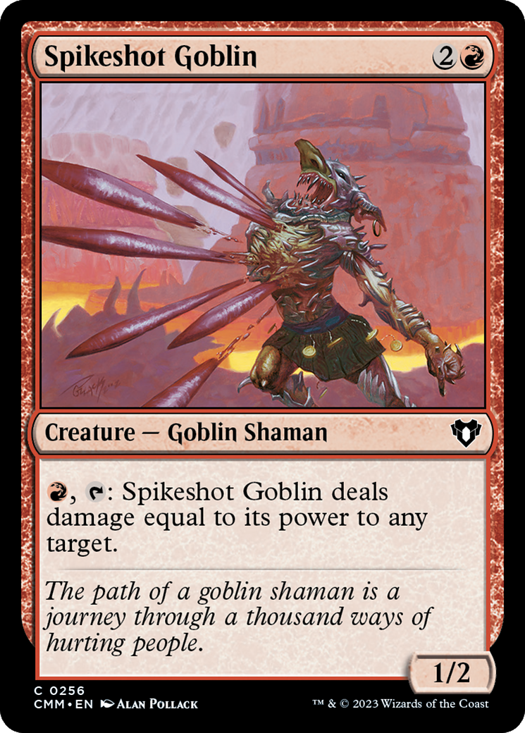 Spikeshot Goblin [Commander Masters] | Play N Trade Winnipeg