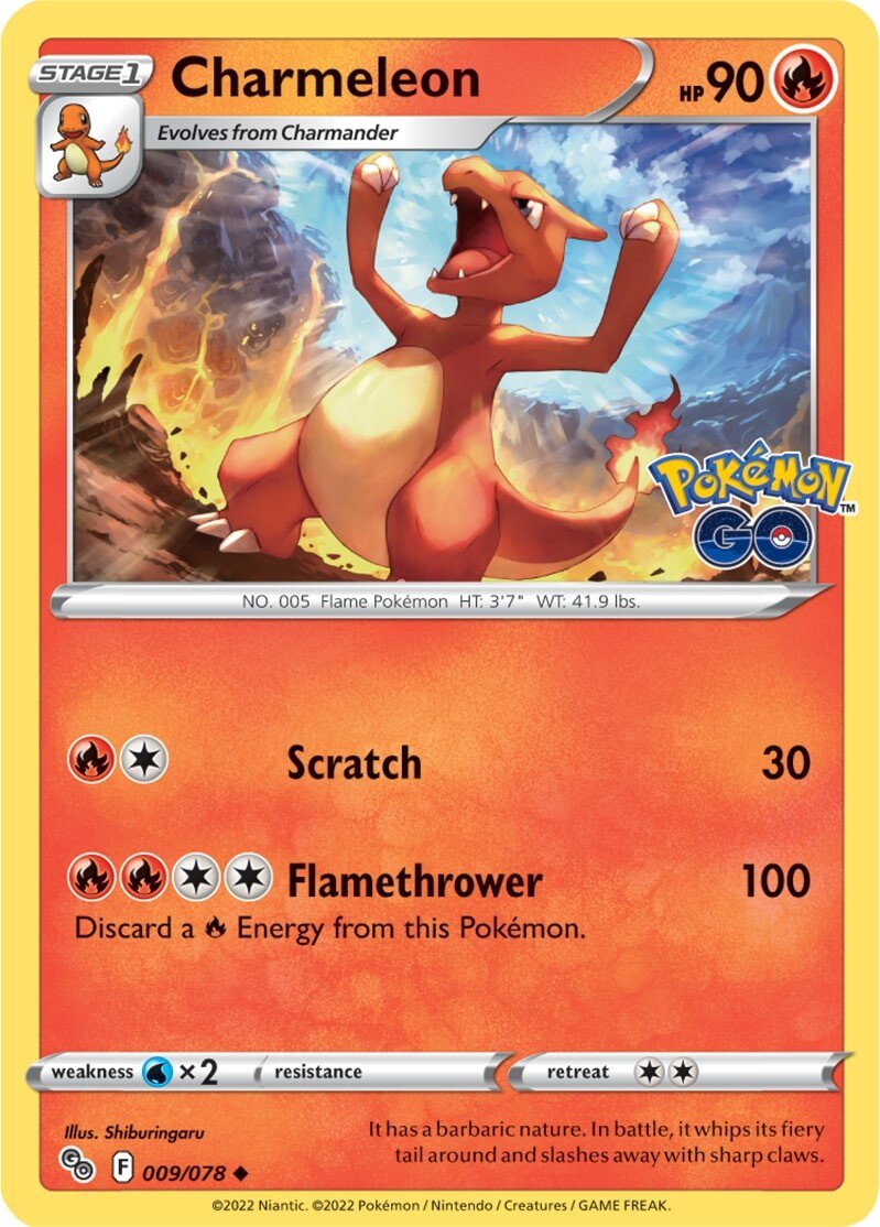 Charmeleon (009/078) [Pokémon GO] | Play N Trade Winnipeg