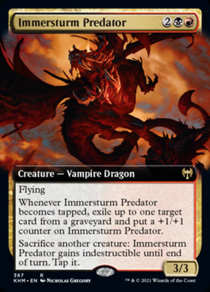 Immersturm Predator (Extended Art) [Kaldheim] | Play N Trade Winnipeg