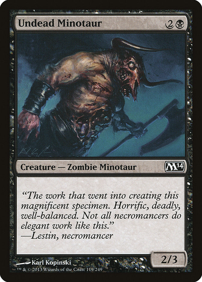 Undead Minotaur [Magic 2014] | Play N Trade Winnipeg