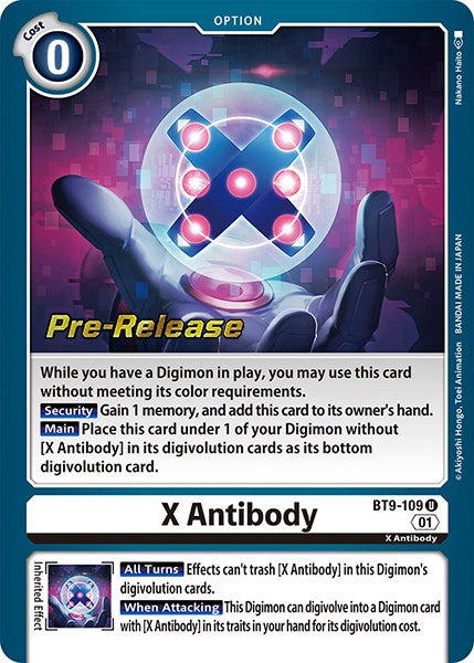 X Antibody [BT9-109] [X Record Pre-Release Promos] | Play N Trade Winnipeg