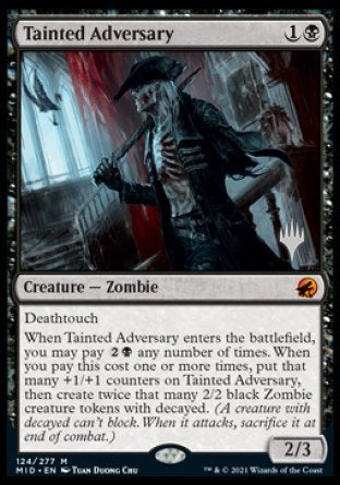 Tainted Adversary (Promo Pack) [Innistrad: Midnight Hunt Promos] | Play N Trade Winnipeg