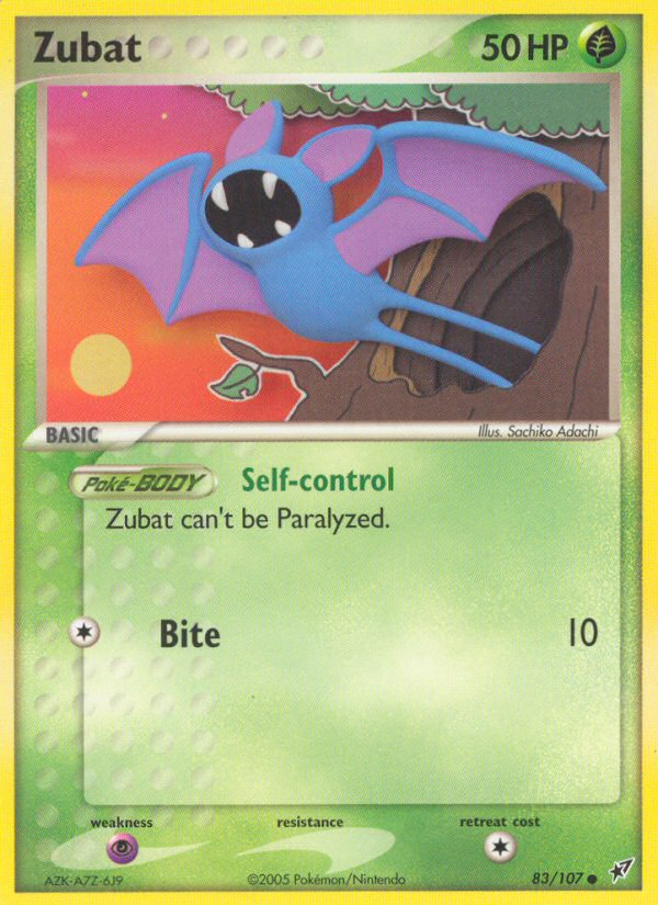 Zubat (83/107) [EX: Deoxys] | Play N Trade Winnipeg