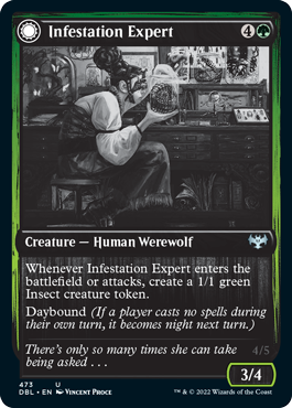 Infestation Expert // Infested Werewolf [Innistrad: Double Feature] | Play N Trade Winnipeg