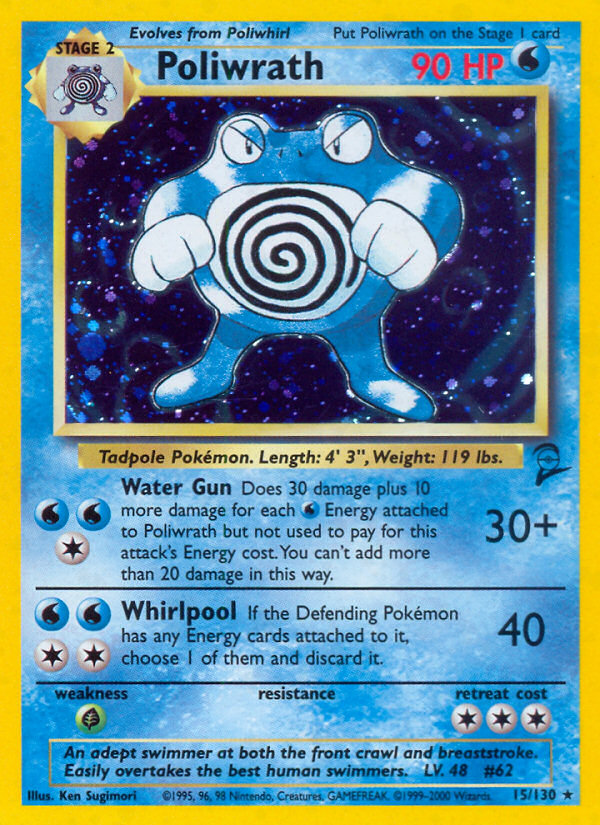 Poliwrath (15/130) [Base Set 2] | Play N Trade Winnipeg