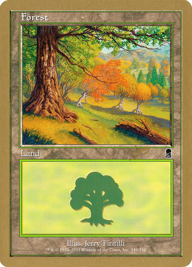 Forest (349) (Raphael Levy) [World Championship Decks 2002] | Play N Trade Winnipeg