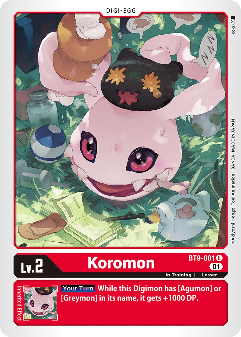 Koromon [BT9-001] [X Record] | Play N Trade Winnipeg