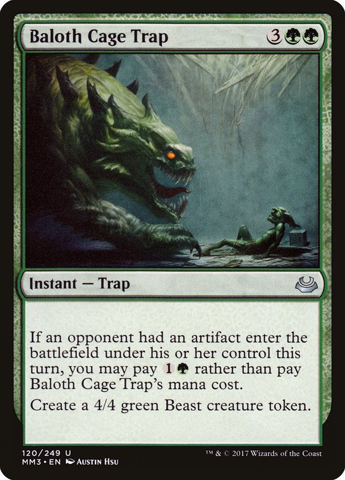 Baloth Cage Trap [Modern Masters 2017] | Play N Trade Winnipeg