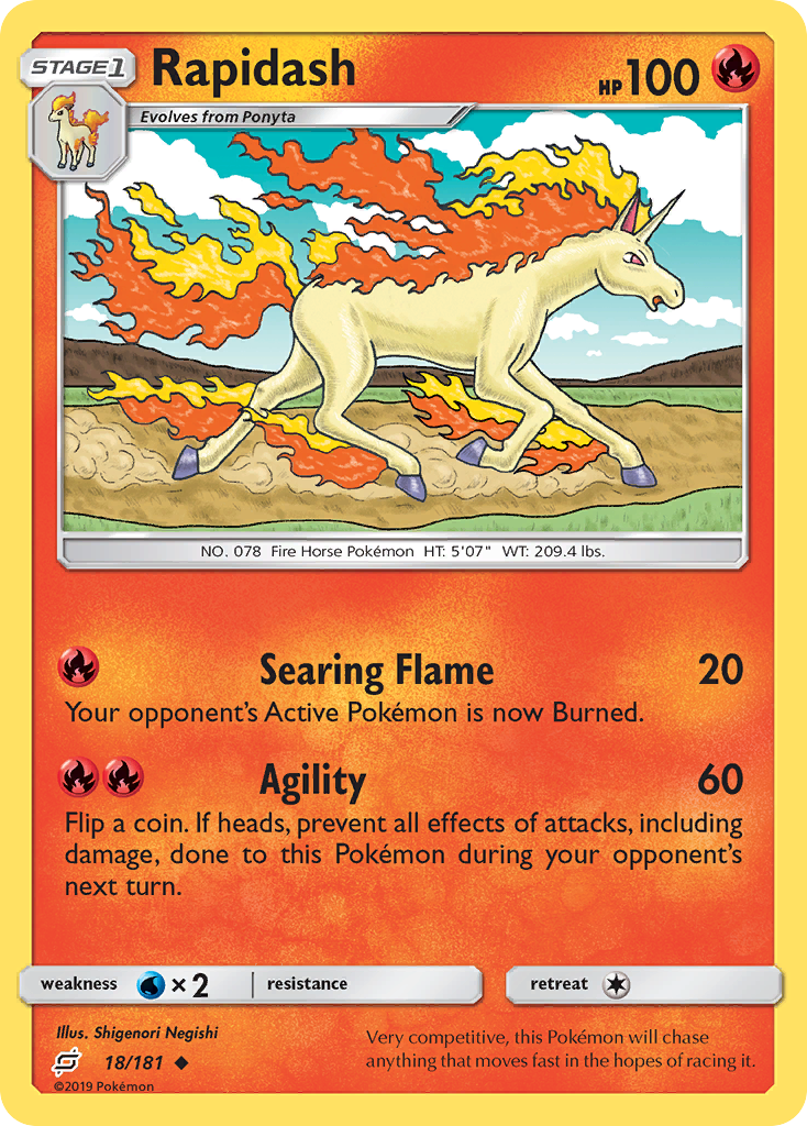 Rapidash (18/181) [Sun & Moon: Team Up] | Play N Trade Winnipeg