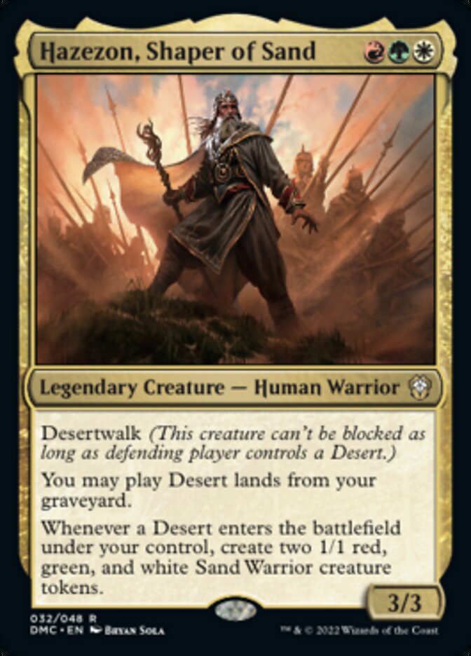 Hazezon, Shaper of Sand [Dominaria United Commander] | Play N Trade Winnipeg