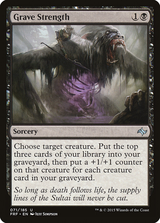 Grave Strength [Fate Reforged] | Play N Trade Winnipeg