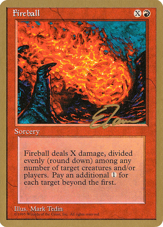 Fireball (Eric Tam) [Pro Tour Collector Set] | Play N Trade Winnipeg