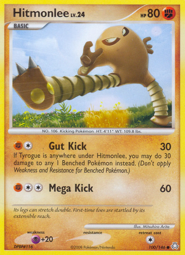 Hitmonlee (100/146) [Diamond & Pearl: Legends Awakened] | Play N Trade Winnipeg