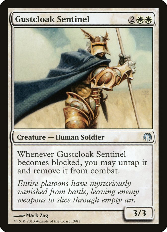 Gustcloak Sentinel [Duel Decks: Heroes vs. Monsters] | Play N Trade Winnipeg