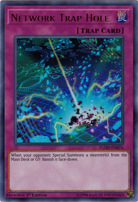 Network Trap Hole [FLOD-EN076] Ultra Rare | Play N Trade Winnipeg