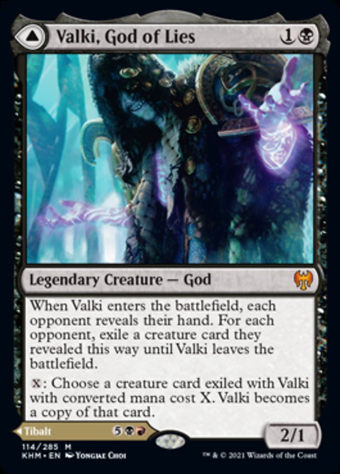 Valki, God of Lies // Tibalt, Cosmic Impostor [Kaldheim] | Play N Trade Winnipeg