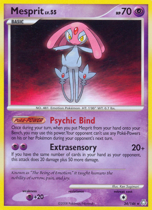 Mesprit (34/146) [Diamond & Pearl: Legends Awakened] | Play N Trade Winnipeg