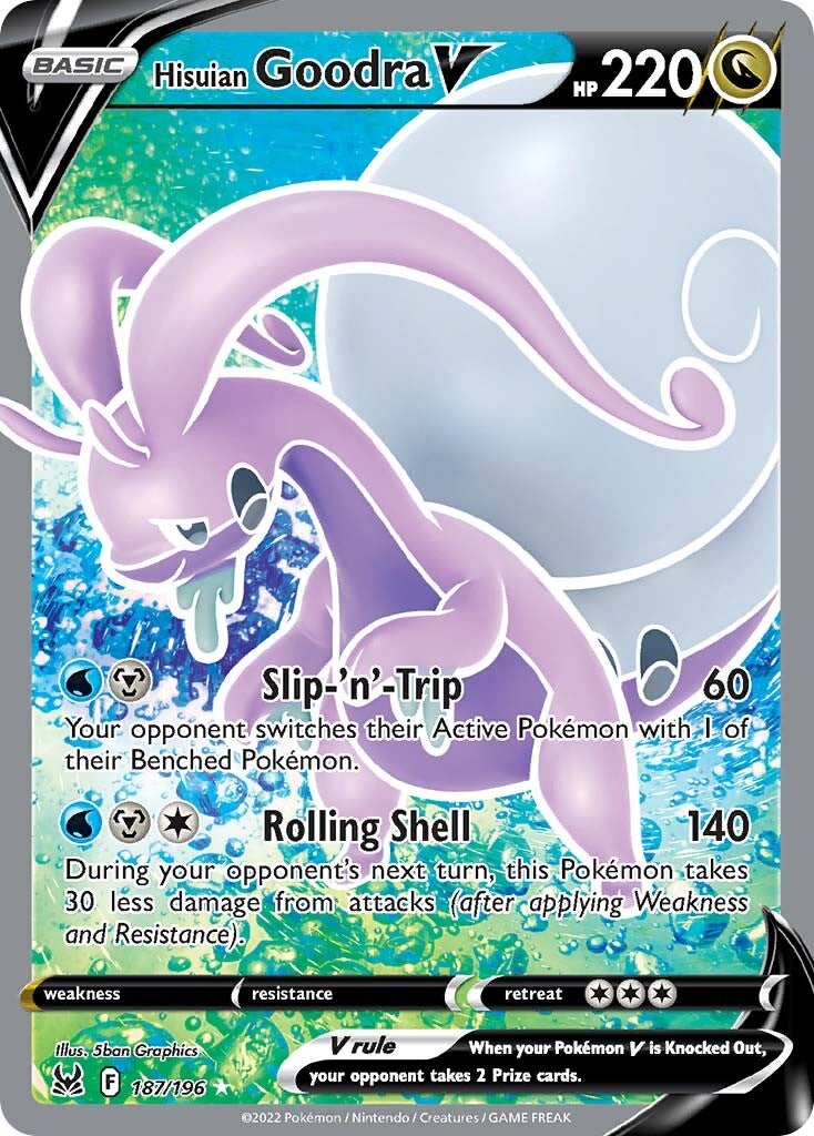 Hisuian Goodra V (187/196) [Sword & Shield: Lost Origin] | Play N Trade Winnipeg