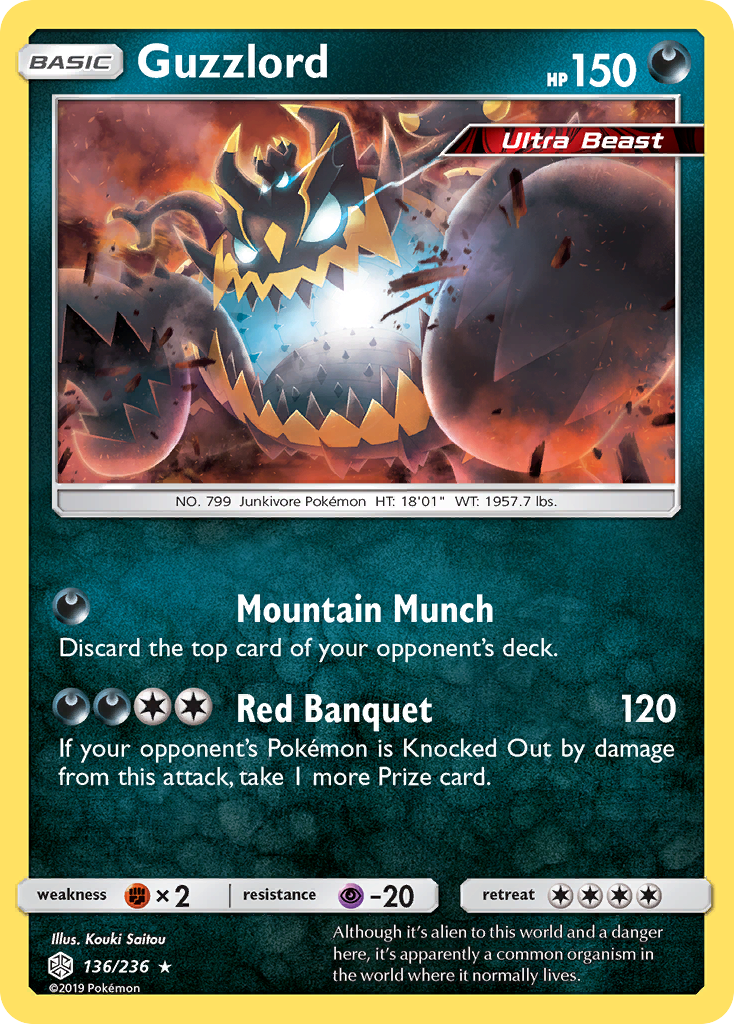 Guzzlord (136/236) [Sun & Moon: Cosmic Eclipse] | Play N Trade Winnipeg