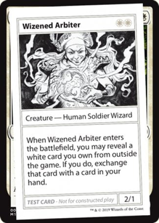 Wizened Arbiter (2021 Edition) [Mystery Booster Playtest Cards] | Play N Trade Winnipeg