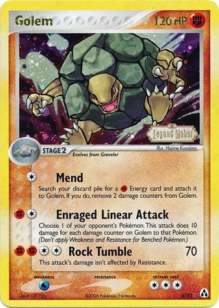 Golem (6/92) (Stamped) [EX: Legend Maker] | Play N Trade Winnipeg