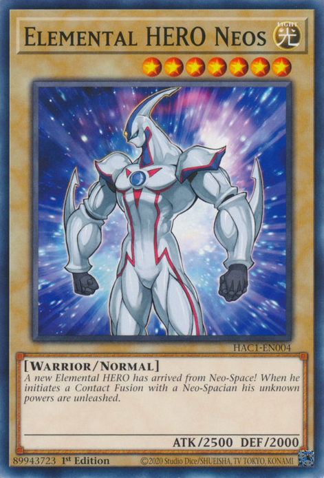 Elemental HERO Neos [HAC1-EN004] Common | Play N Trade Winnipeg