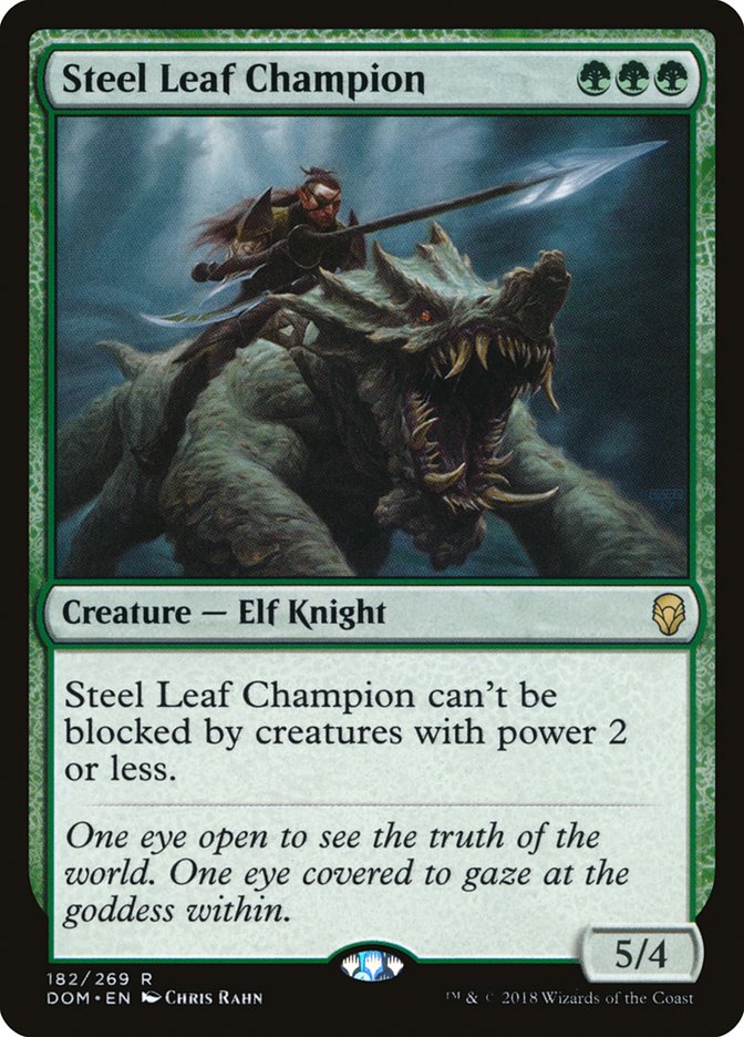 Steel Leaf Champion [Dominaria] | Play N Trade Winnipeg